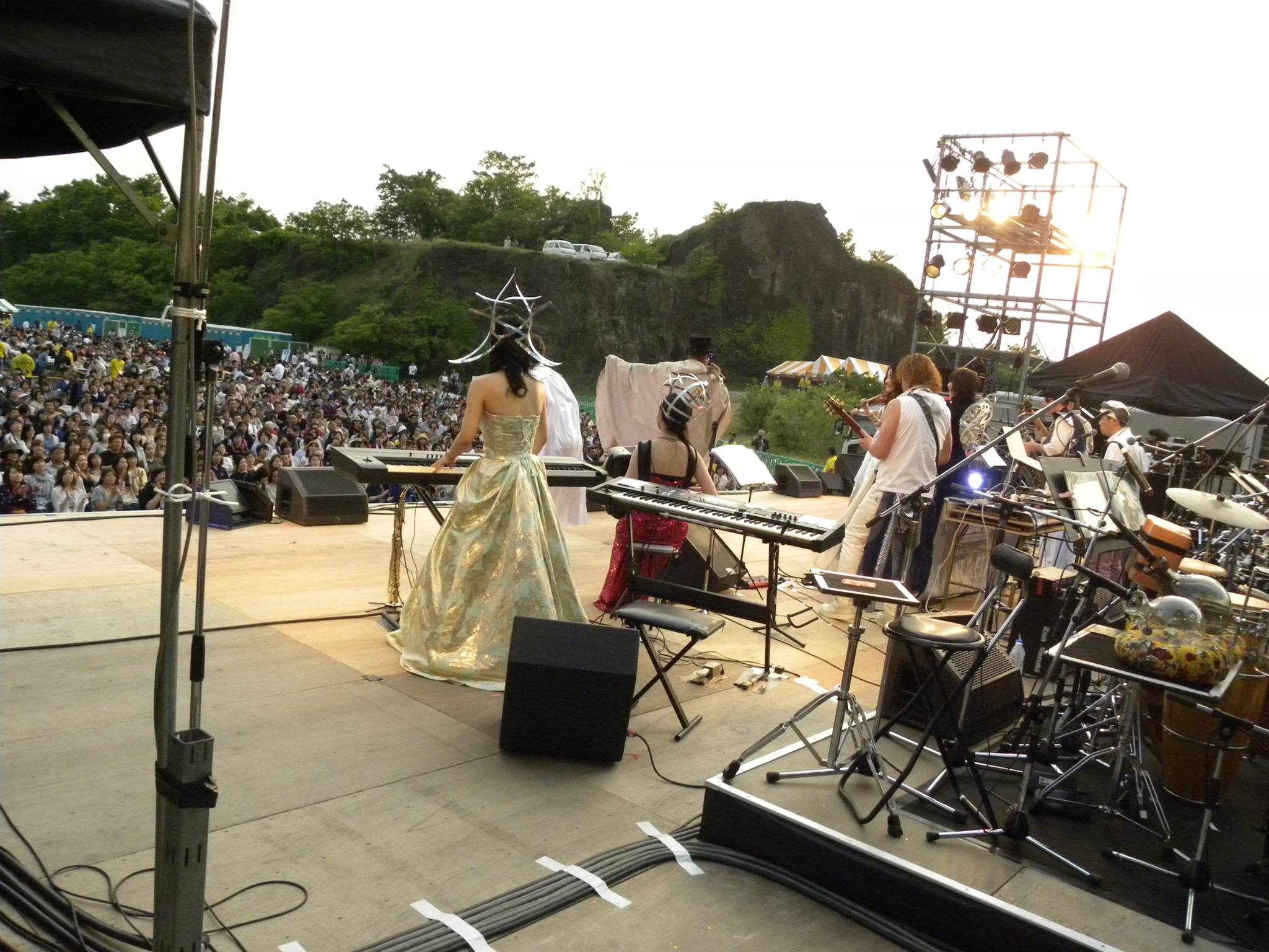 フェスにて石井達也さん、ジェームス小野田さんのバンドで出演しました