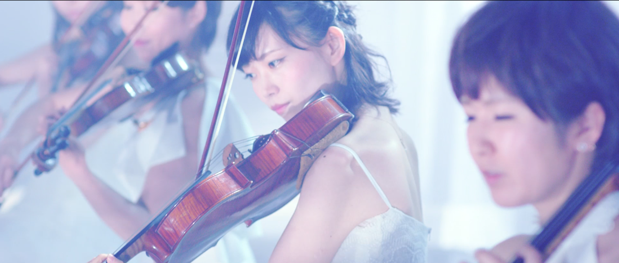 美人演奏家が安室奈美恵さんのPV撮影に出演しました