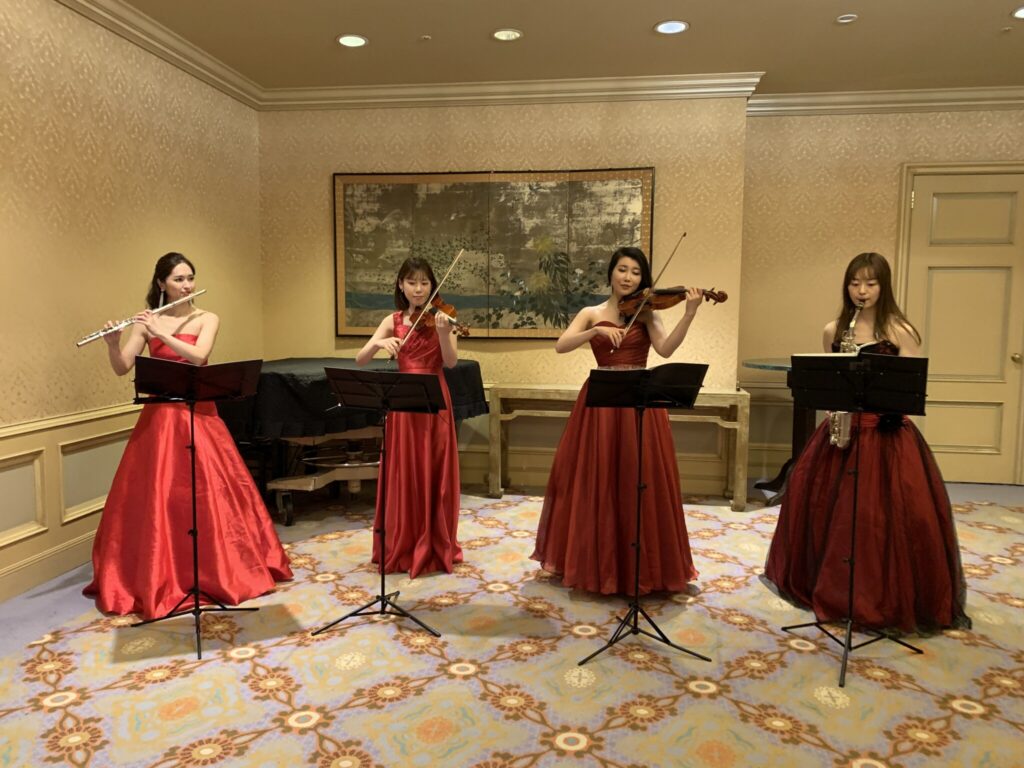 ウェルカム演奏で人気ふがあります