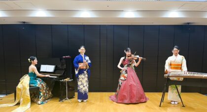 なでしこオーケストラの生演奏は人気があります