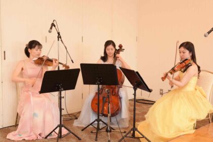 クラシックの生演奏は人気があります