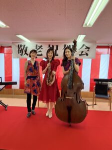 祝賀会にてジャズの生演奏のご依頼を頂きました