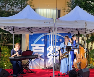 【Swing Trio】サックス&ピアノ&ウッドベース 余興演奏 オアーゼ芝浦MJビル